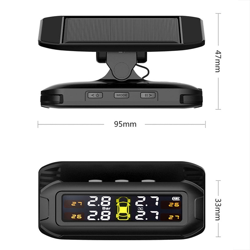 Sistema Solar de Monitoramento da Pressão dos Pneus TPMS