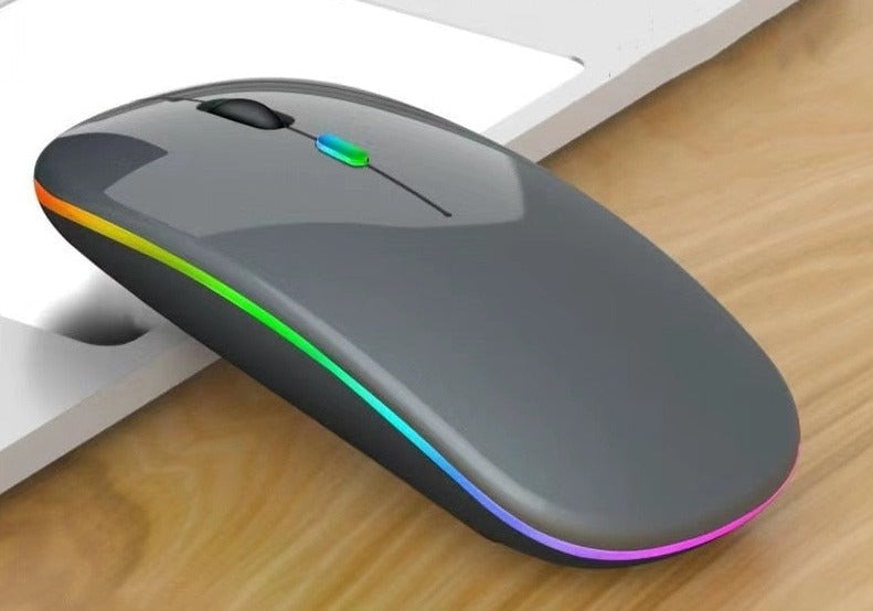 Mouse sem fio bluetooth portátil